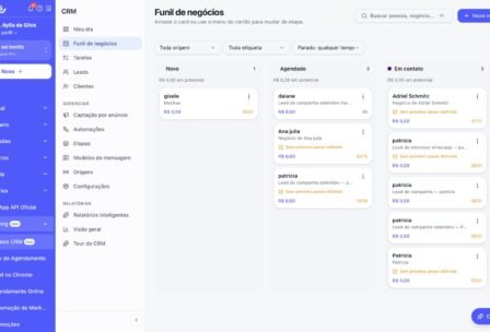 Lançamento do CRM nativo integrado à plataforma Belasis, voltado ao setor de beleza e bem-estar, com foco em vendas e retenção.