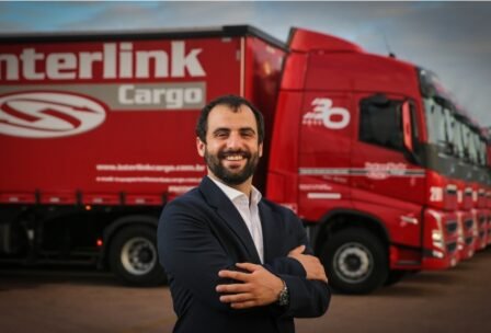 Lucas Vidal Cardoso, da Interlink Cargo, especializada em transporte rodoviário internacional de cargas no Mercosul.
